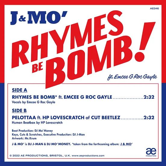 J & MO' - Rhymes Be Bomb Tracks