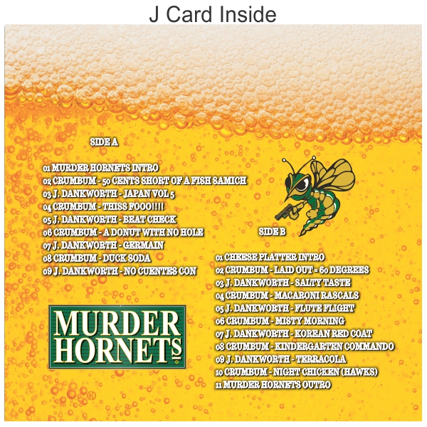 Murder Hornets J Card Inside
